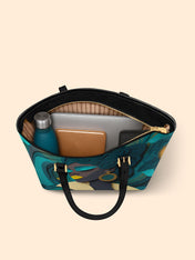 Rooted Spiral Sleek Leather Tote QR0TD114