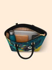 Echo Coil Sleek Leather Tote QR0TD112