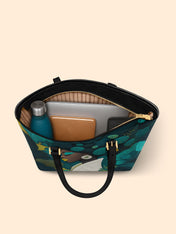 Knots Of Glor Sleek Leather Tote QR0TD113