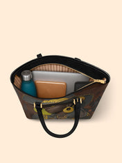 Desert Crown Sleek Leather Tote QR0TD109