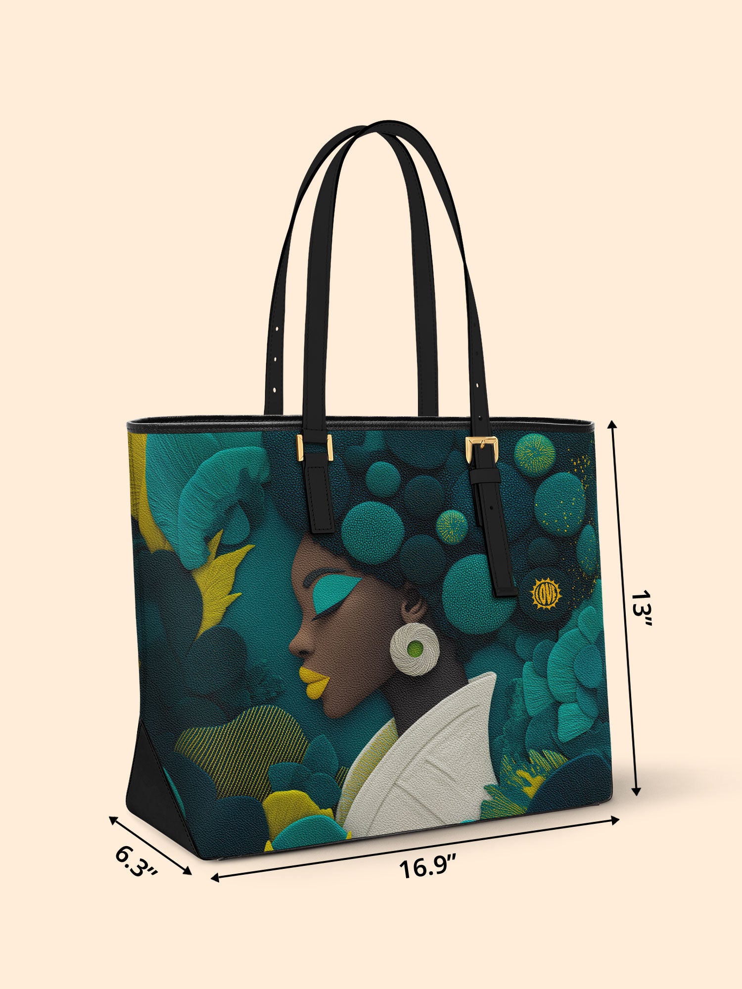 Knots Of Glor Sleek Leather Tote QR0TD113