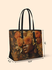The Unveiling Bloom Sleek Leather Tote QR0TV033