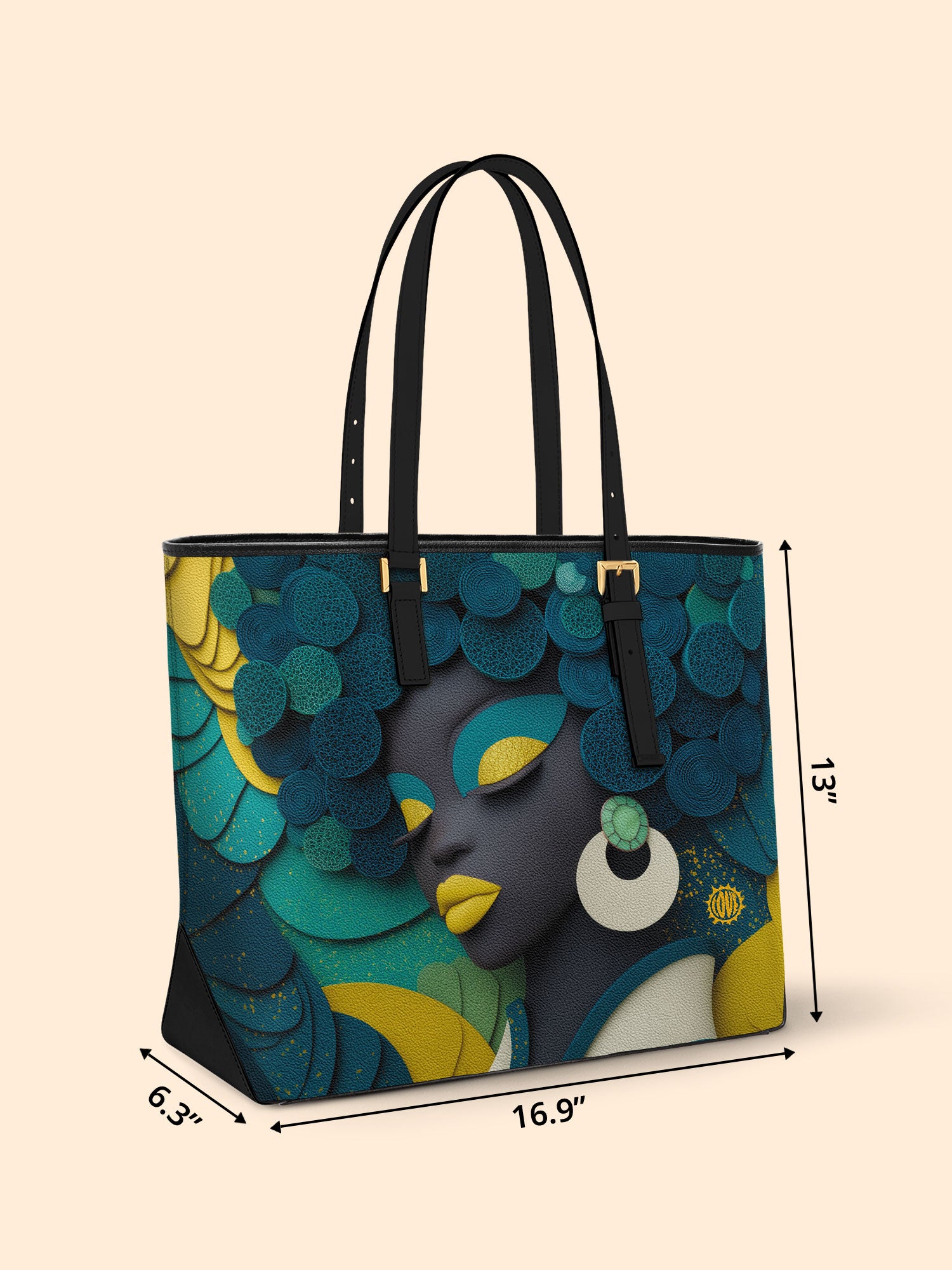 Echo Coil Sleek Leather Tote QR0TD112