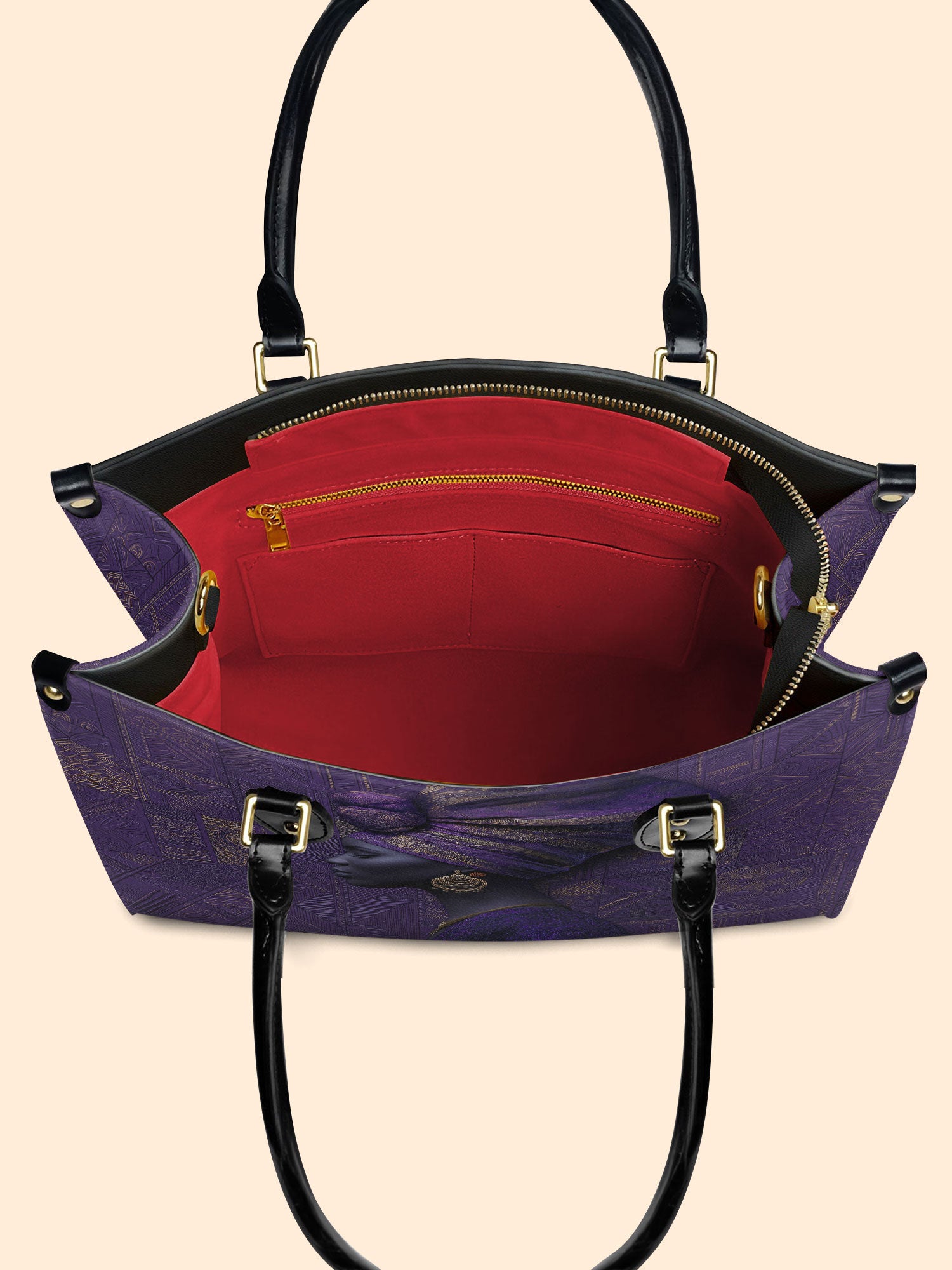 Violet Grace Premium Leather Handbag QR0TV177