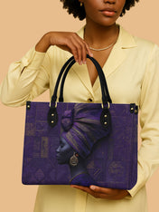 Violet Grace Premium Leather Handbag QR0TV177