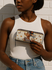 Butterfly Beauty Slimline Zippy Wallet