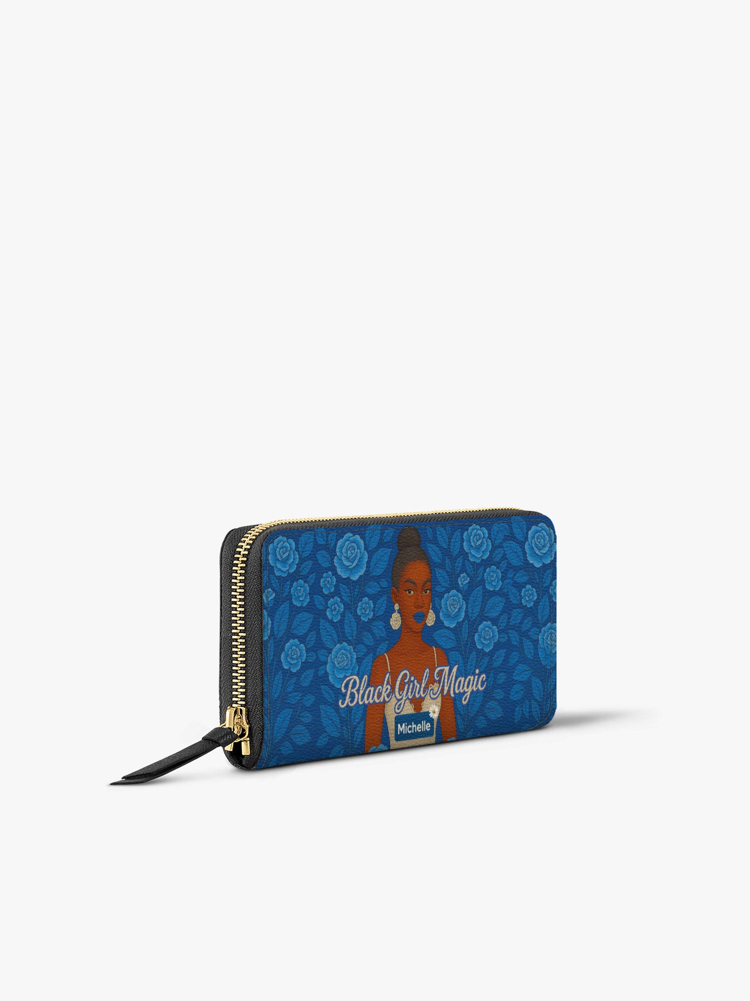 Black Girl Magic Slimline Zippy Wallet