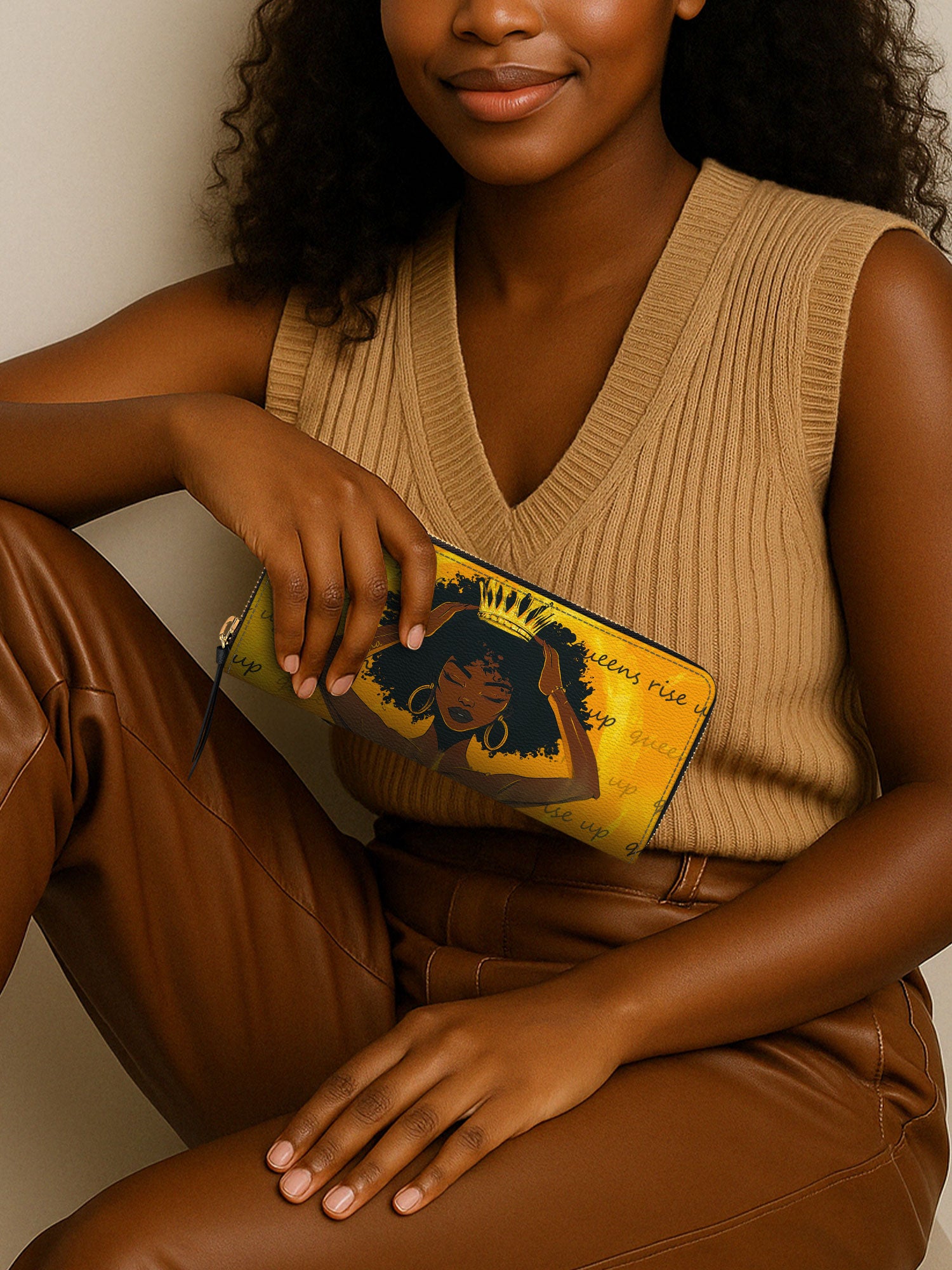 Crown of Resilience Slimline Zippy Wallet