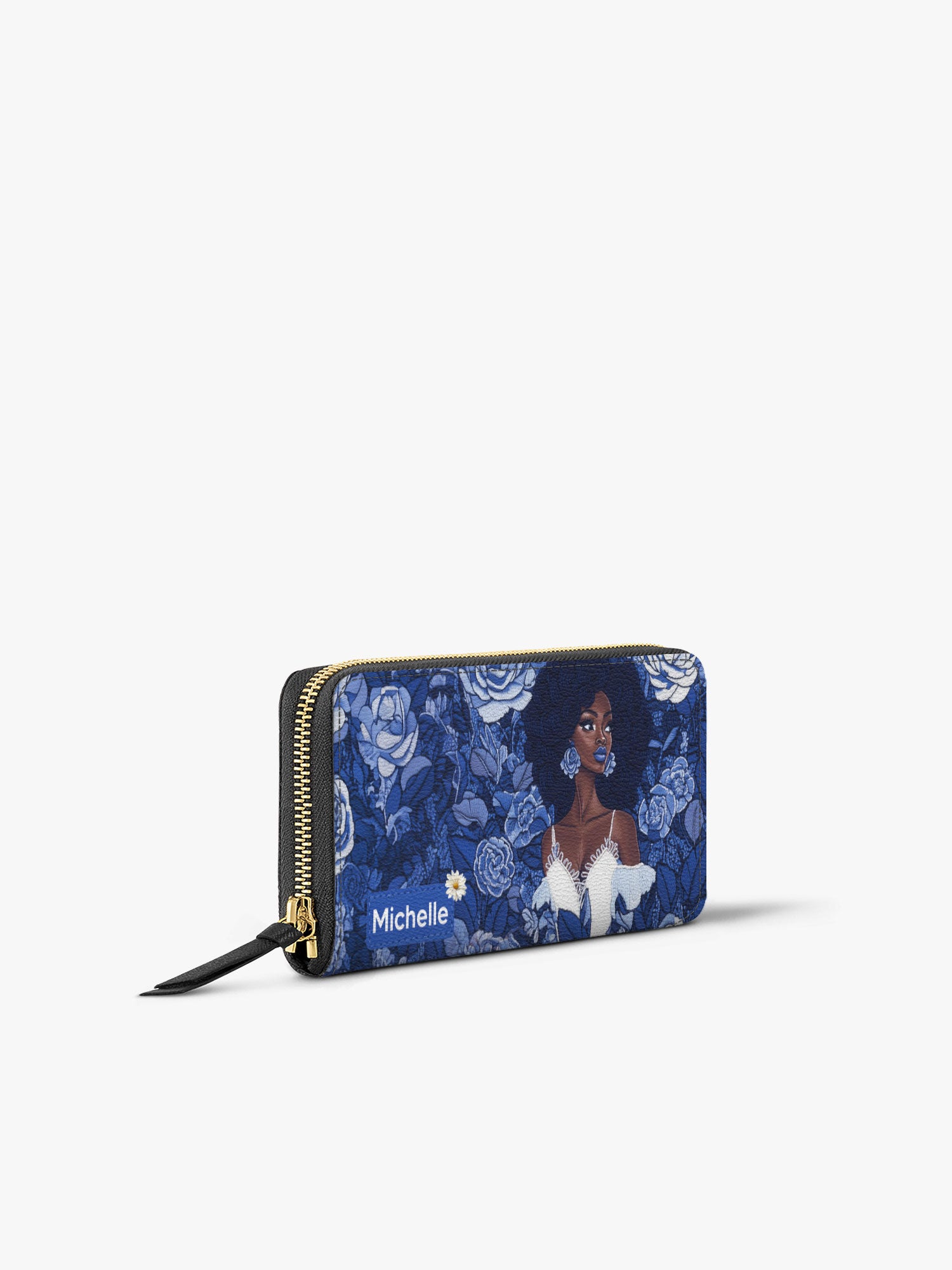 Floral Majesty Slimline Zippy Wallet
