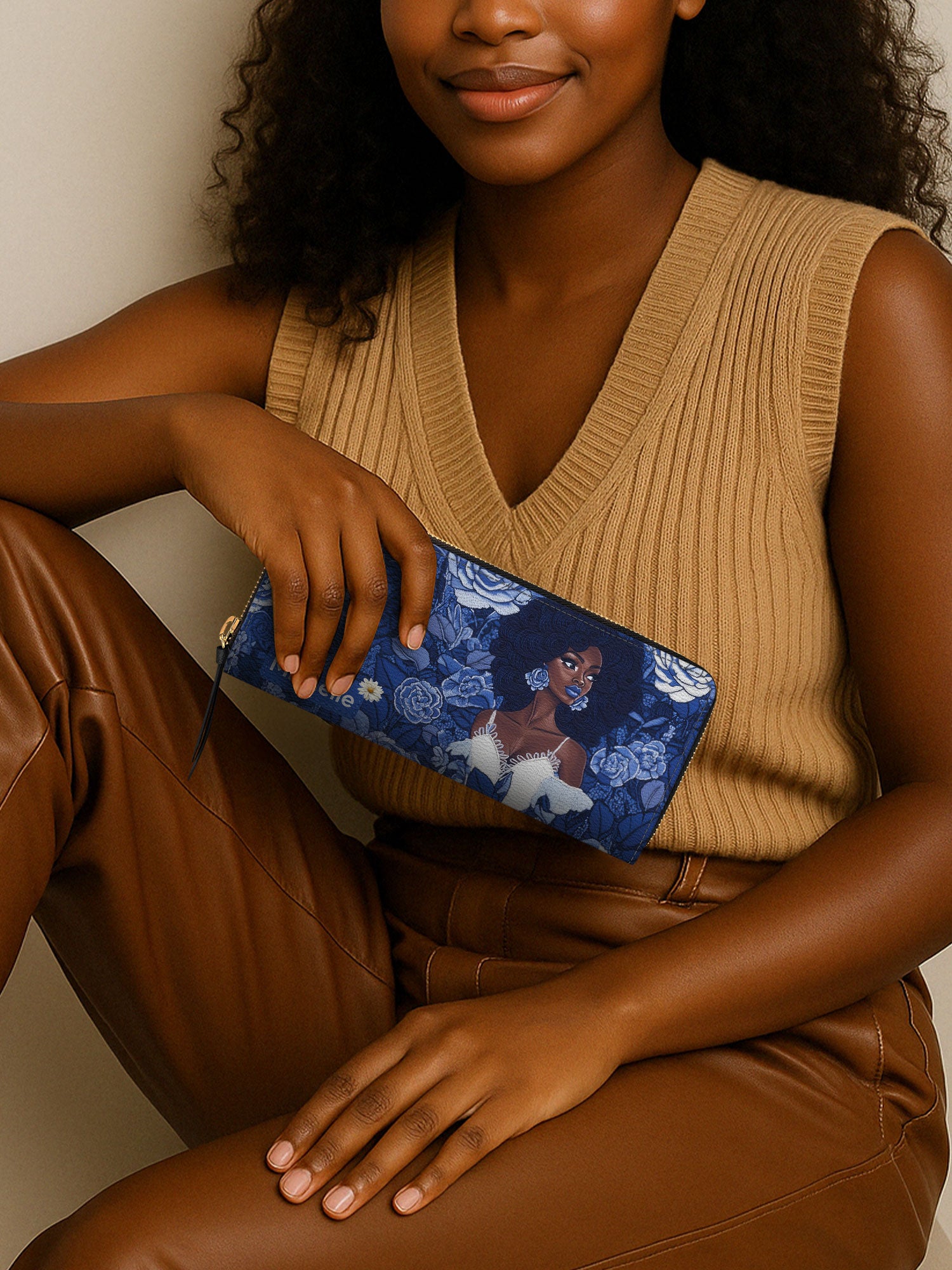 Floral Majesty Slimline Zippy Wallet