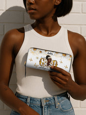 Golden Glow Grace Slimline Zippy Wallet