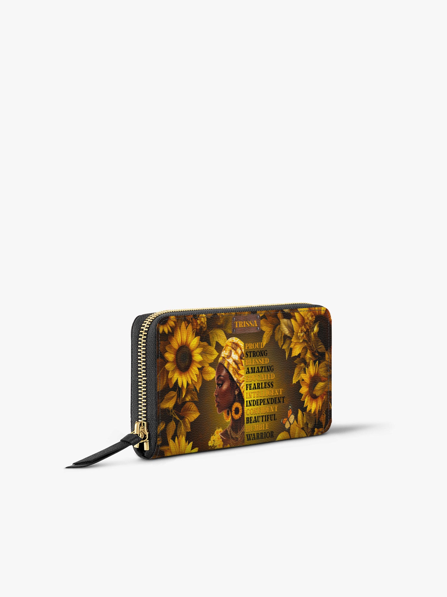 Golden Warrior Slimline Zippy Wallet