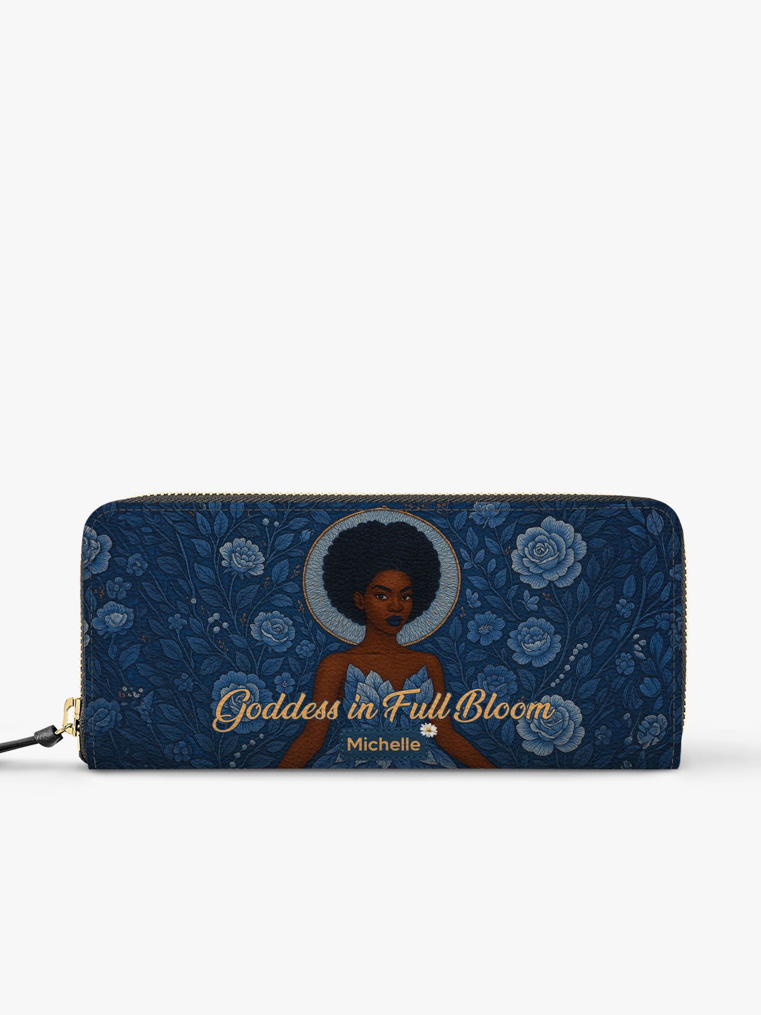 Goddess in Bloom Slimline Zippy Wallet