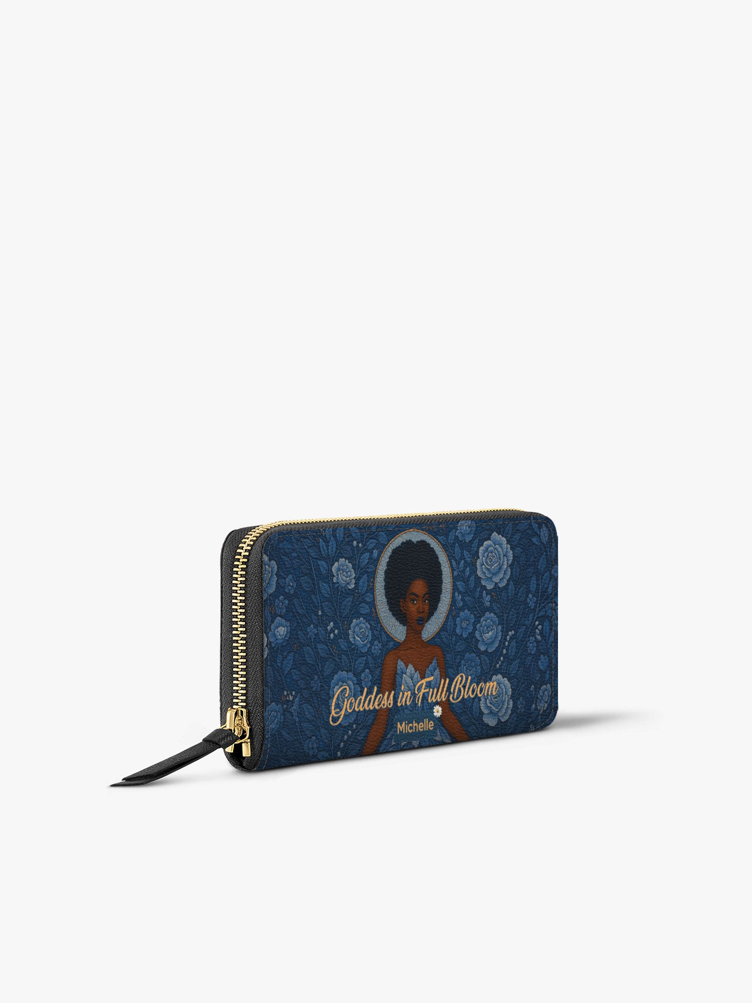Goddess in Bloom Slimline Zippy Wallet