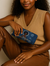 Goddess in Bloom Slimline Zippy Wallet