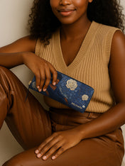 Grace in Bloom Slimline Zippy Wallet