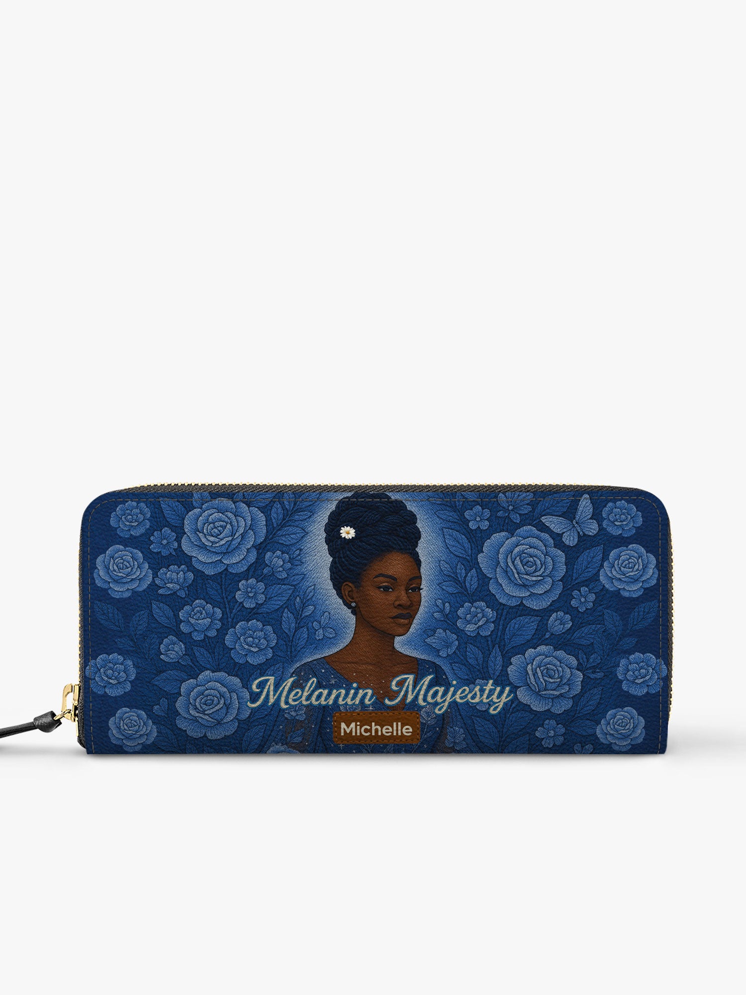 Melanin Majesty Slimline Zippy Wallet
