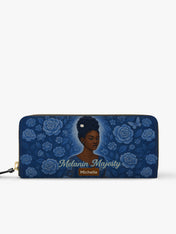 Melanin Majesty Slimline Zippy Wallet