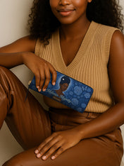 Melanin Majesty Slimline Zippy Wallet