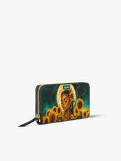 Sunflower Moonlight Slimline Zippy Wallet