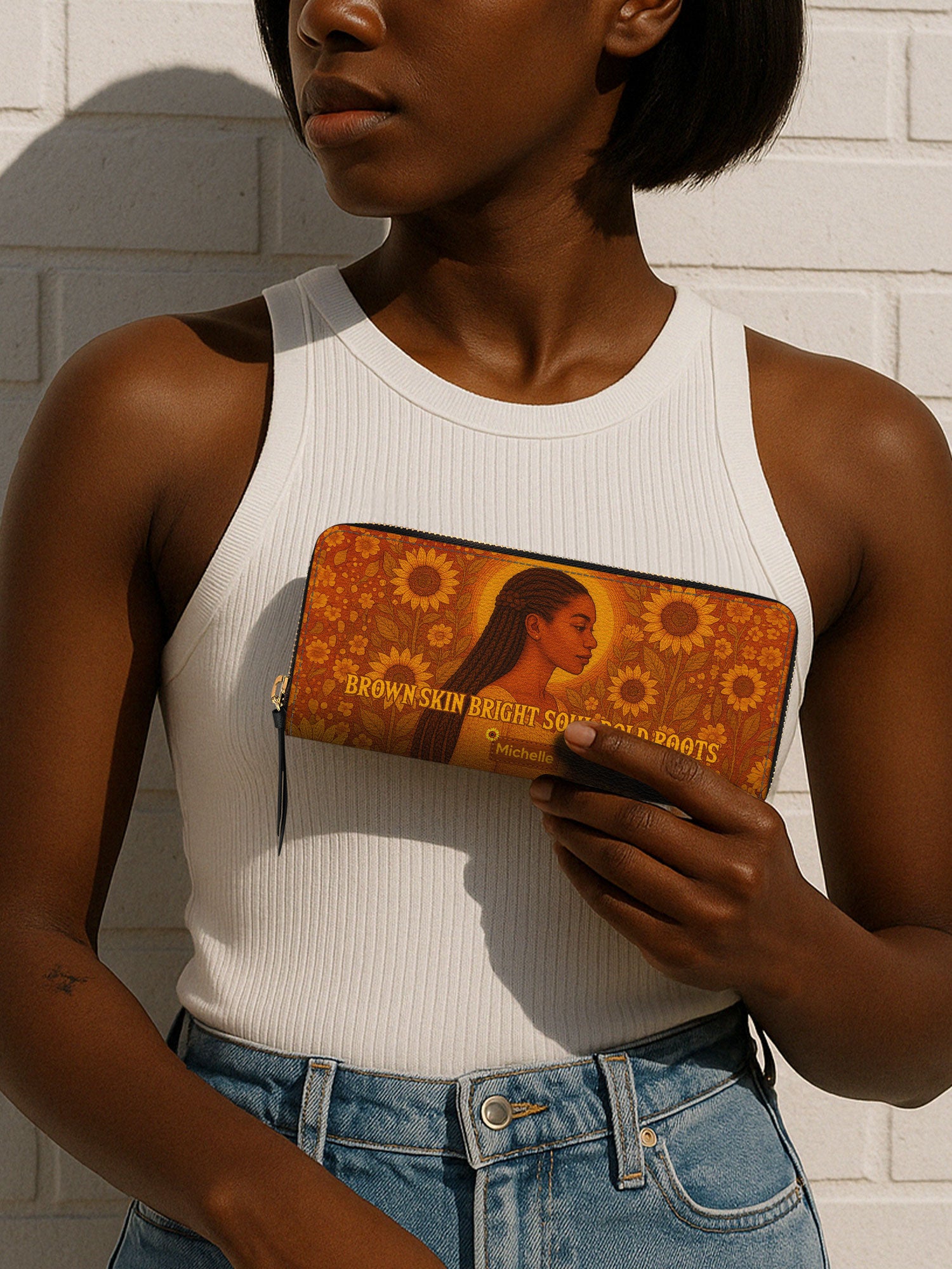 Shades of Radiance Slimline Zippy Wallet