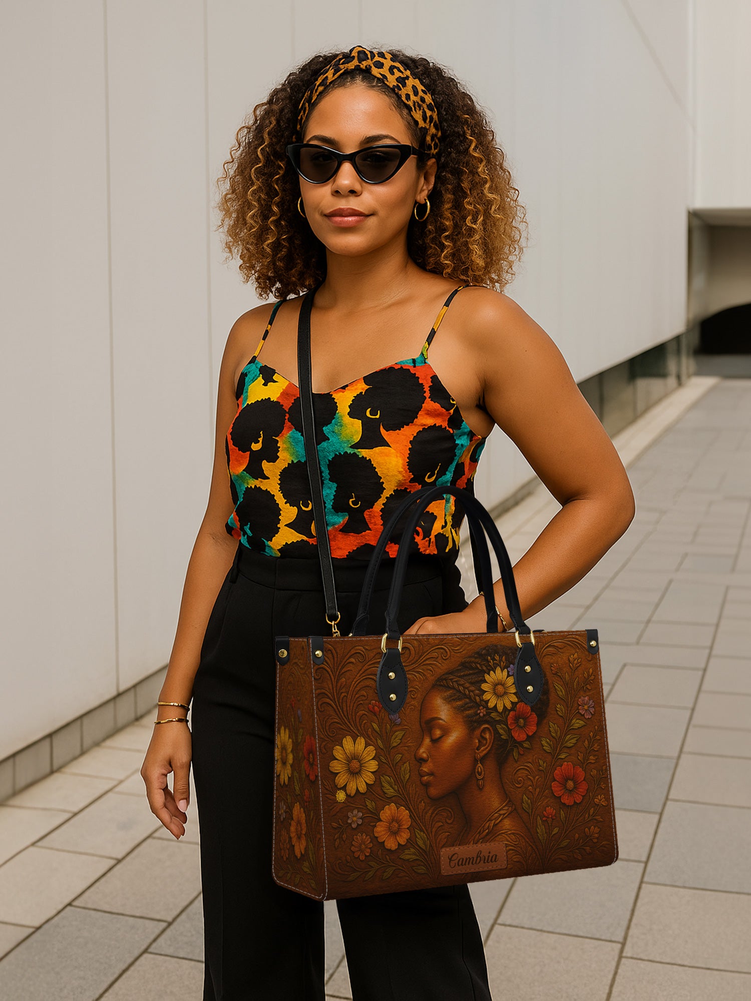 Vibrant Shades Premium Leather Handbag