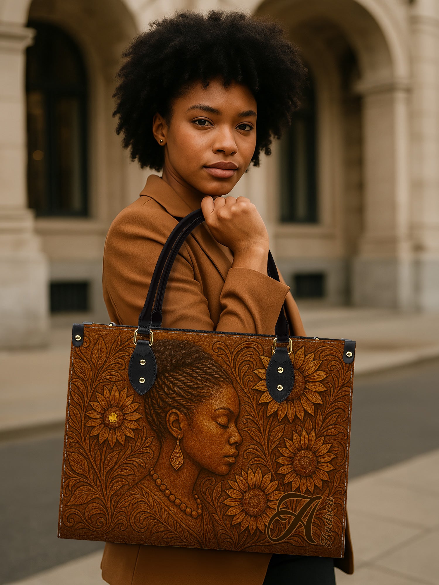 Luminous Shades Premium Leather Handbag