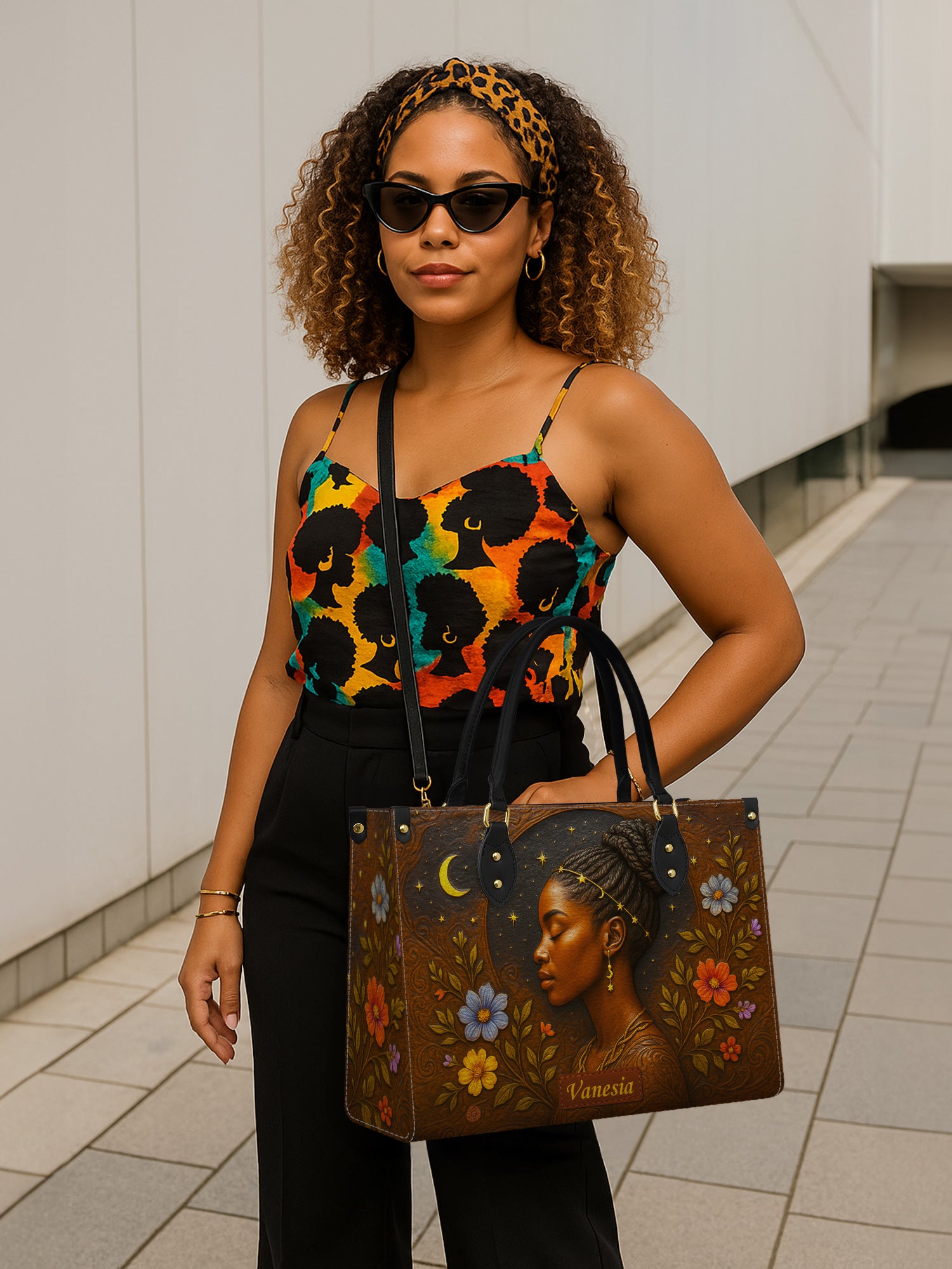 Graceful Bloom Premium Leather Handbag