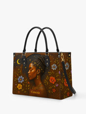 Graceful Bloom Premium Leather Handbag