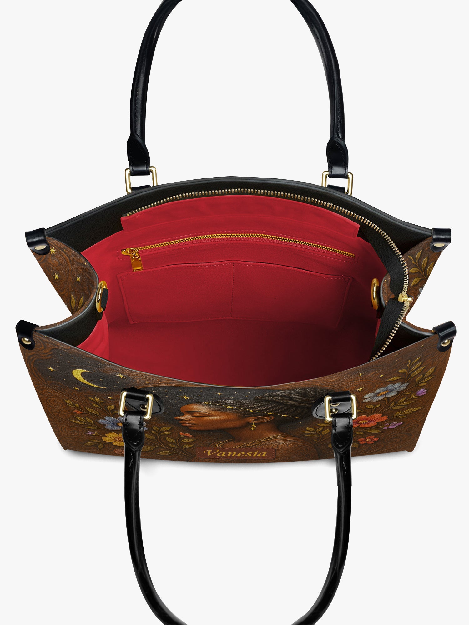 Graceful Bloom Premium Leather Handbag