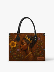 Blossoming Elegance Premium Leather Handbag