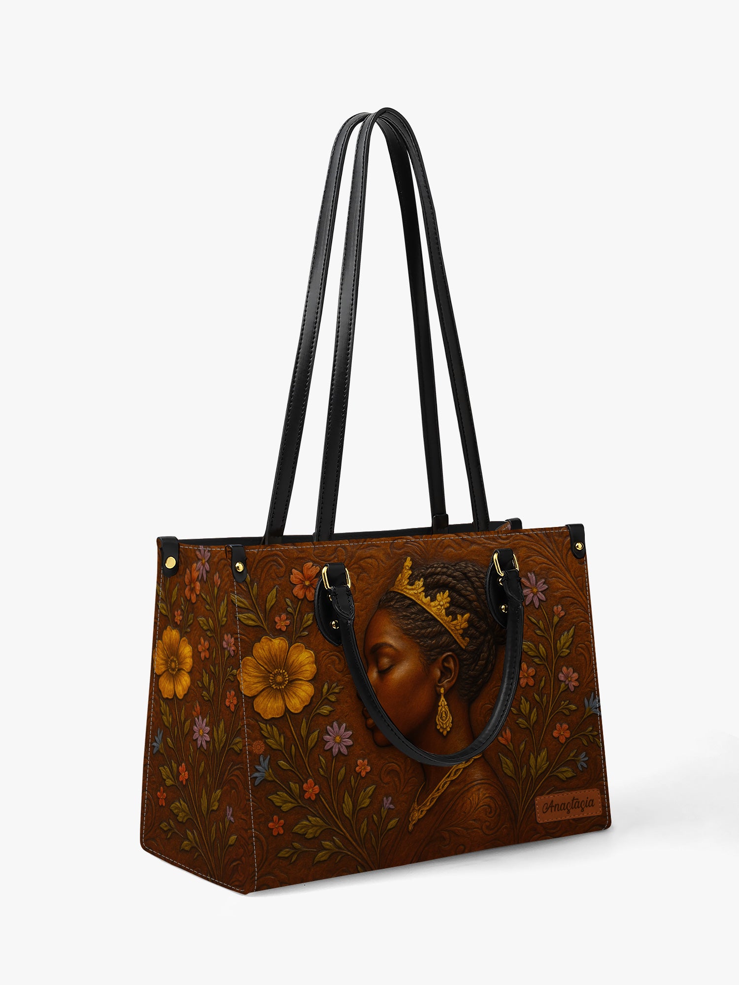 Blossoming Elegance Premium Leather Handbag