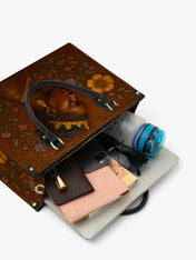 Blossoming Elegance Premium Leather Handbag