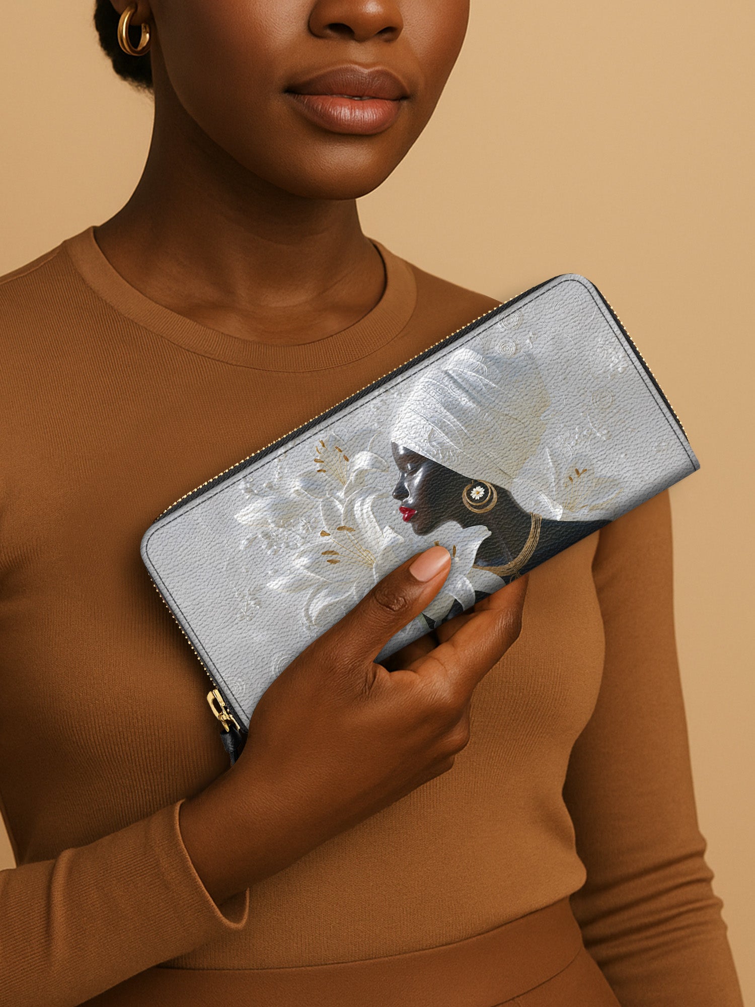 African Aureole Slimline Zippy Wallet QR0XD552