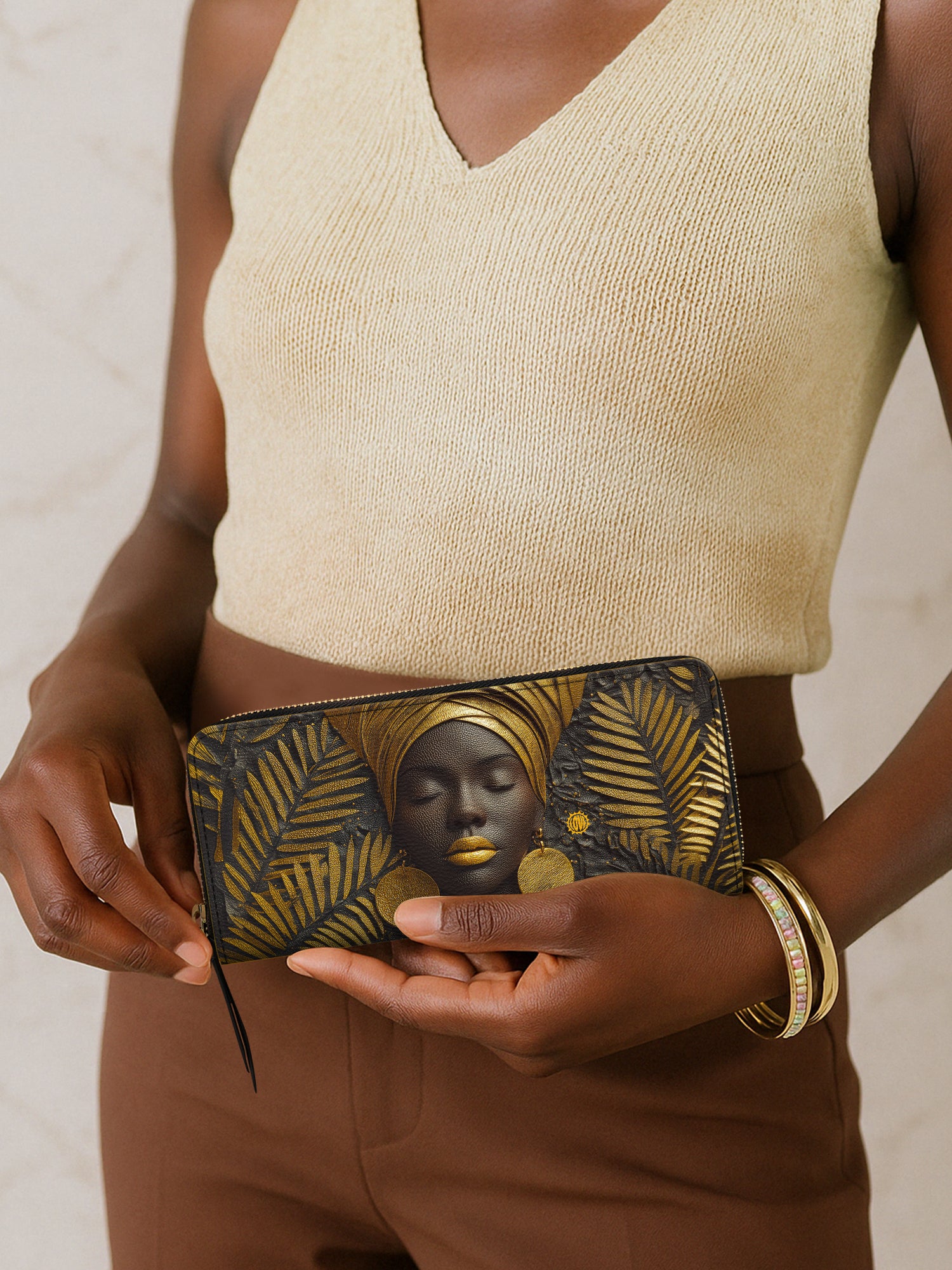 Gilded Roots Slimline Zippy Wallet QR0TD049