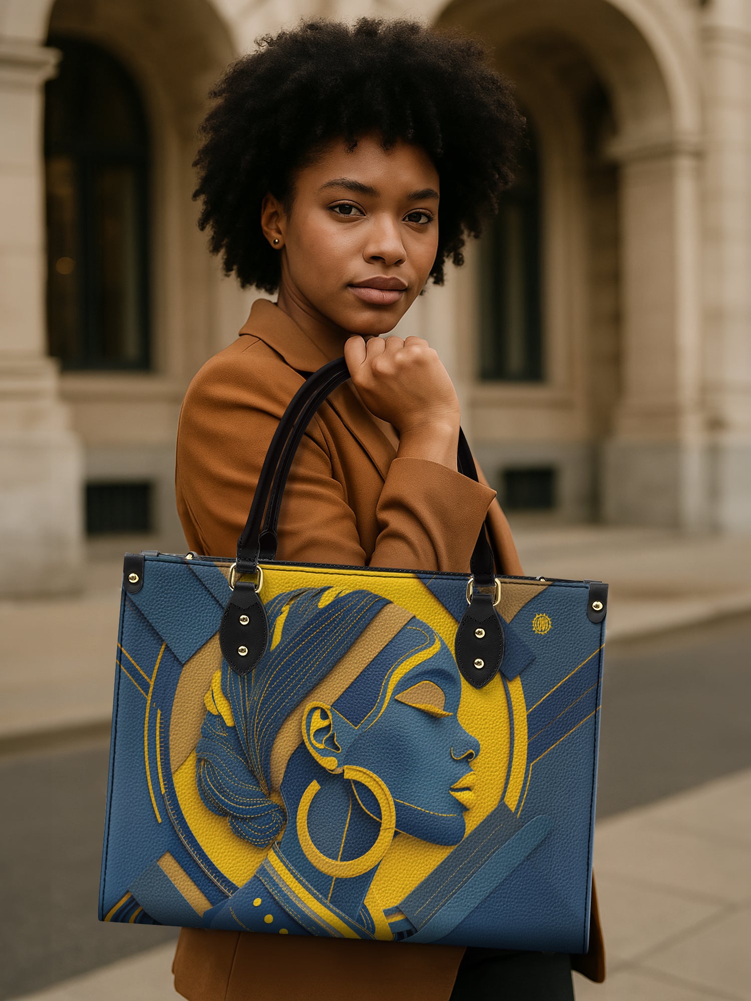 Glowing Essence Premium Leather Handbag QR0TD135