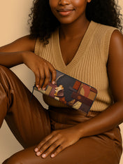 Essence of Melanin Slimline Zippy Wallet QR0TD043