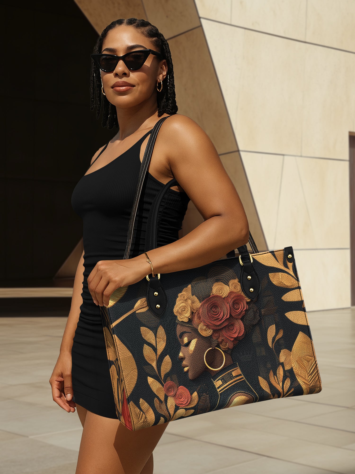 Dustlight Bloom Premium Leather Handbag QR0XD183