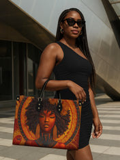 Obsidian Muse Premium Leather Handbag QR0XD227