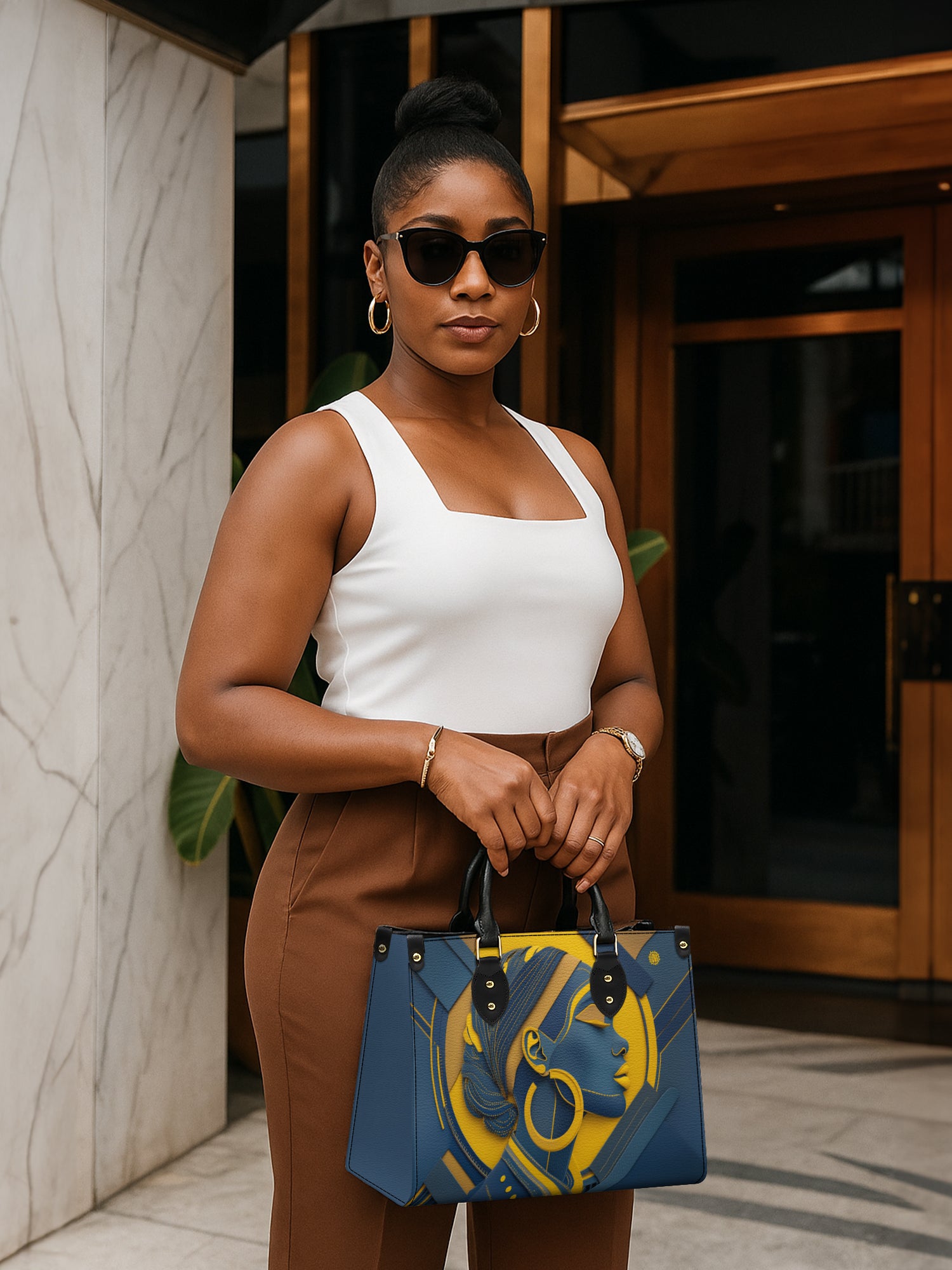 Glowing Essence Premium Leather Handbag QR0TD135