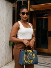 Glowing Essence Premium Leather Handbag QR0TD135