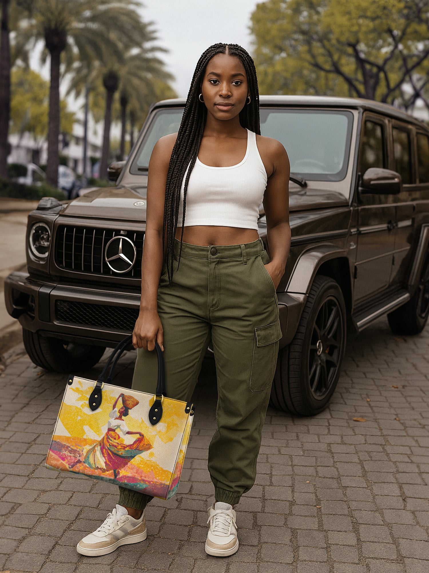 Echoes Of the Dance Premium Leather Handbag QR0TD102