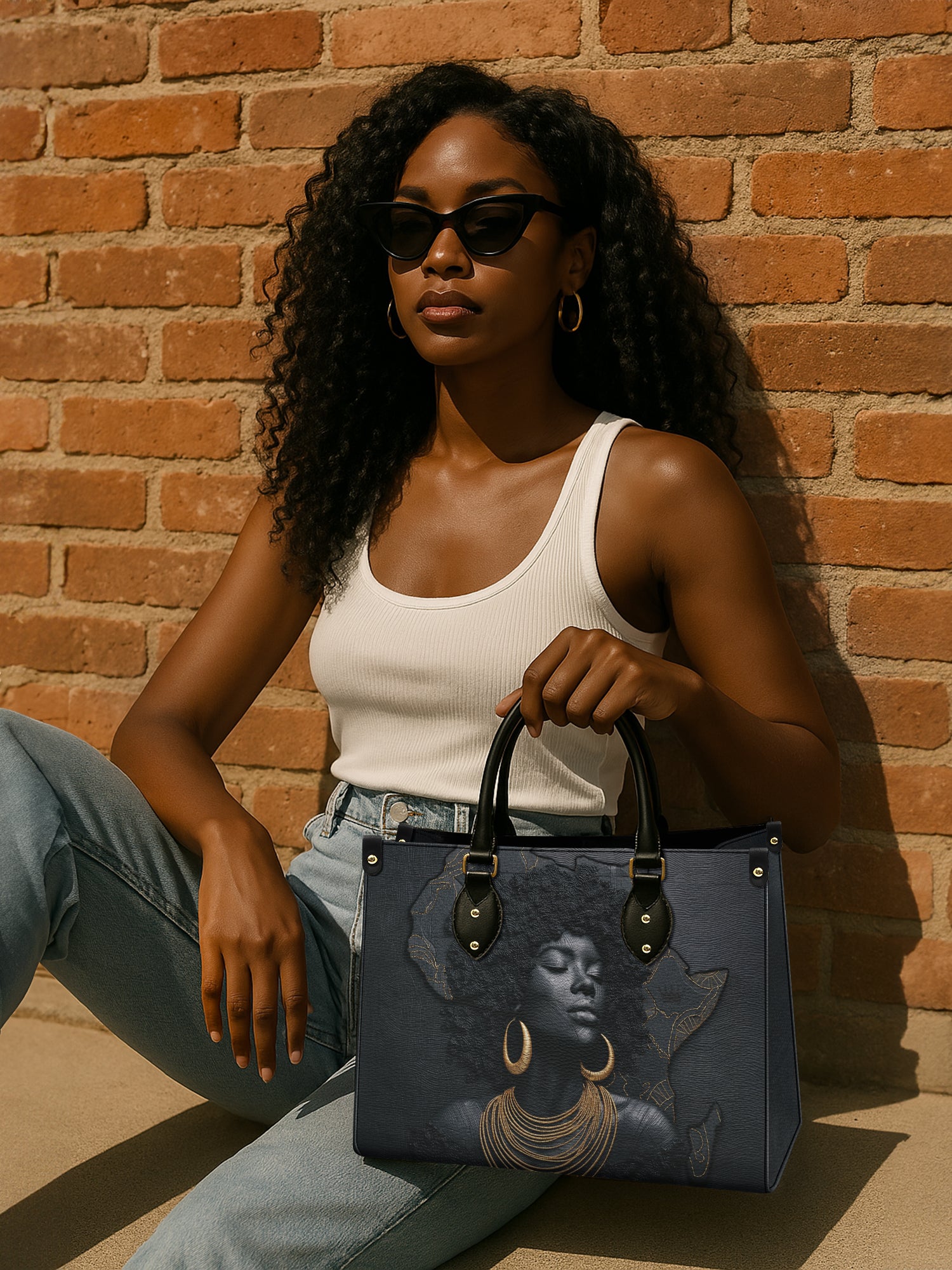 Back To Africa Premium Leather Handbag QR0TD155