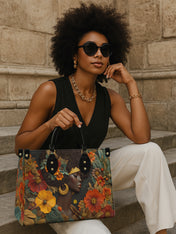 Golden Silence Premium Leather Handbag QR0XD137