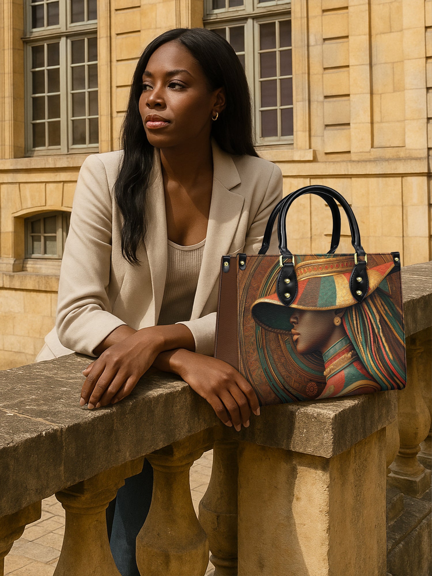 Veiled Pride Premium Leather Handbag QR0TV023