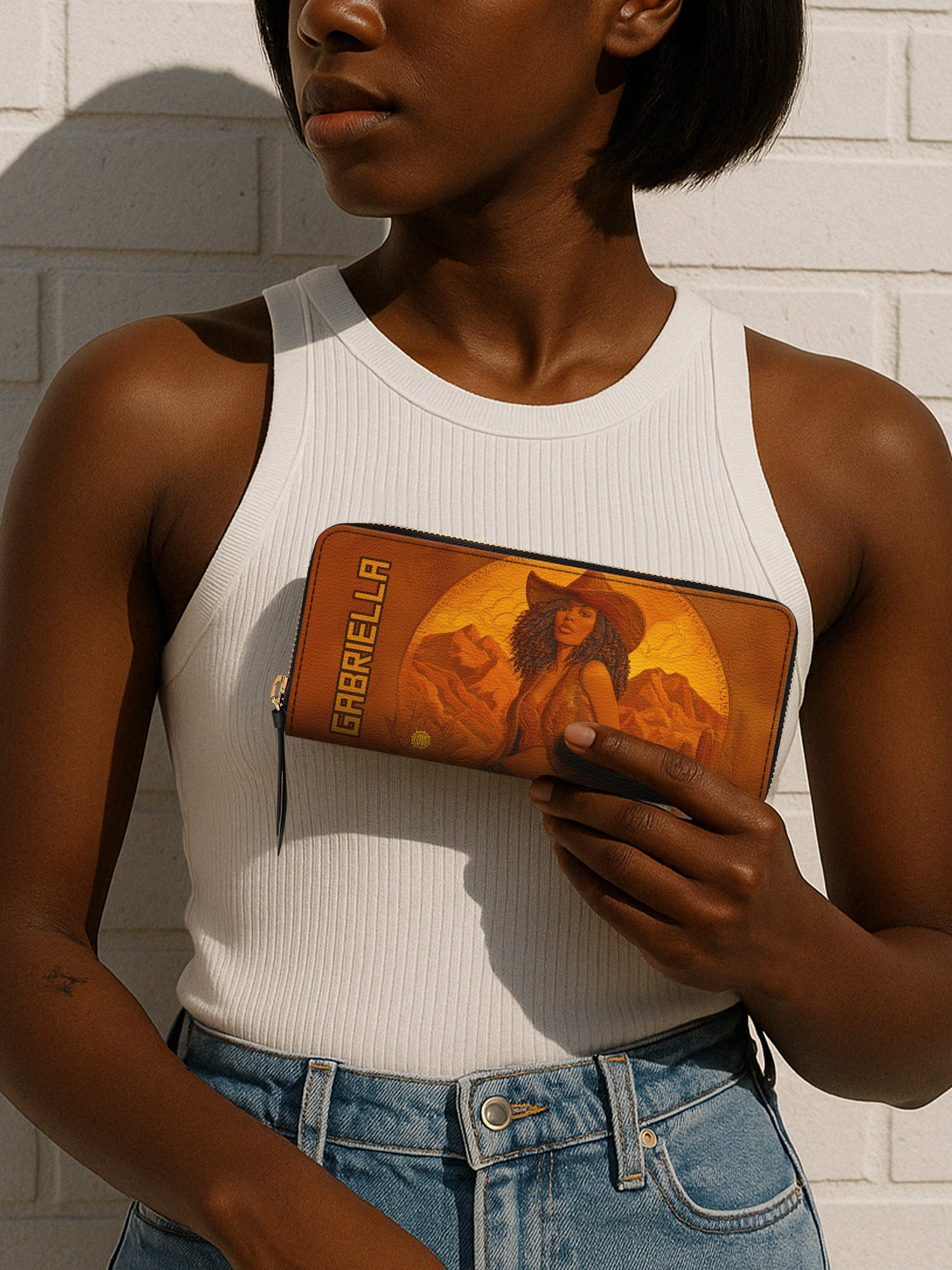 Western Queen Slimline Zippy Wallet