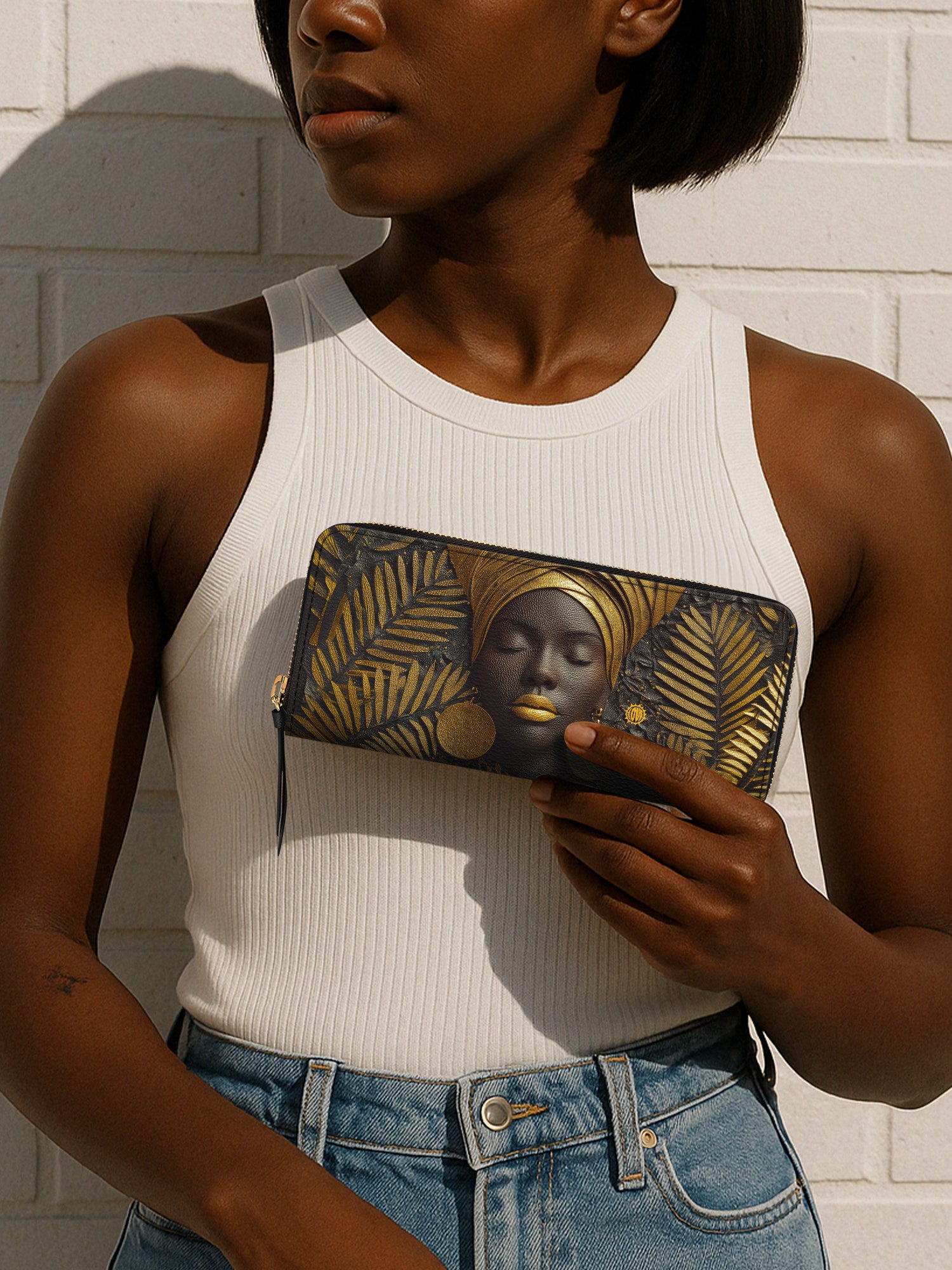 Gilded Roots Slimline Zippy Wallet QR0TD049