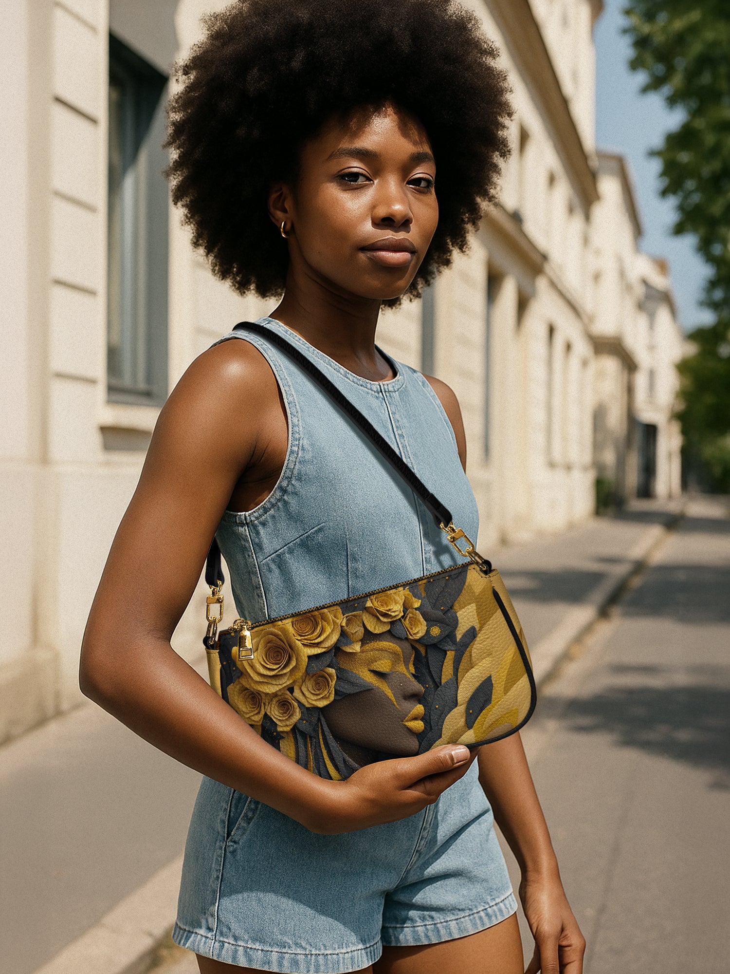 Melanin Bloom Classic Zip Pochette QR0TD108