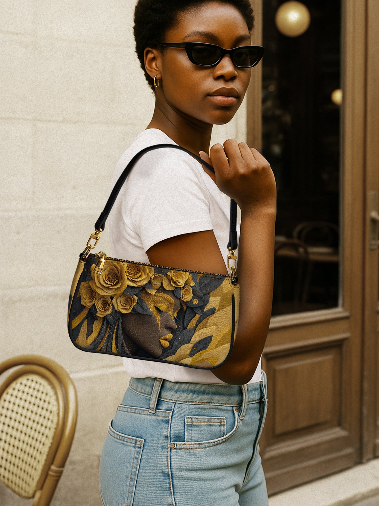 Melanin Bloom Classic Zip Pochette QR0TD108