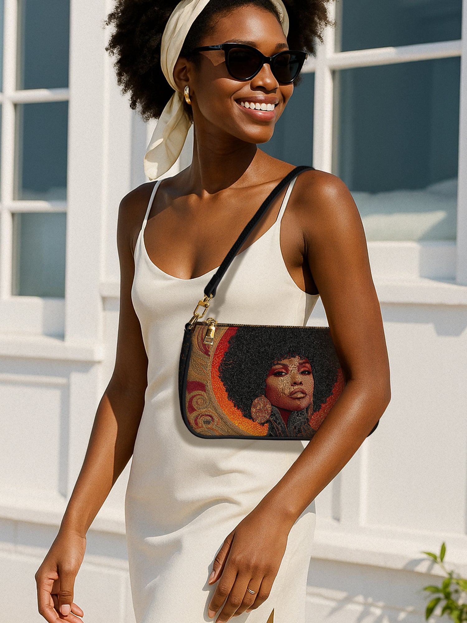 Melanin Muse Classic Zip Pochette QR0XD226